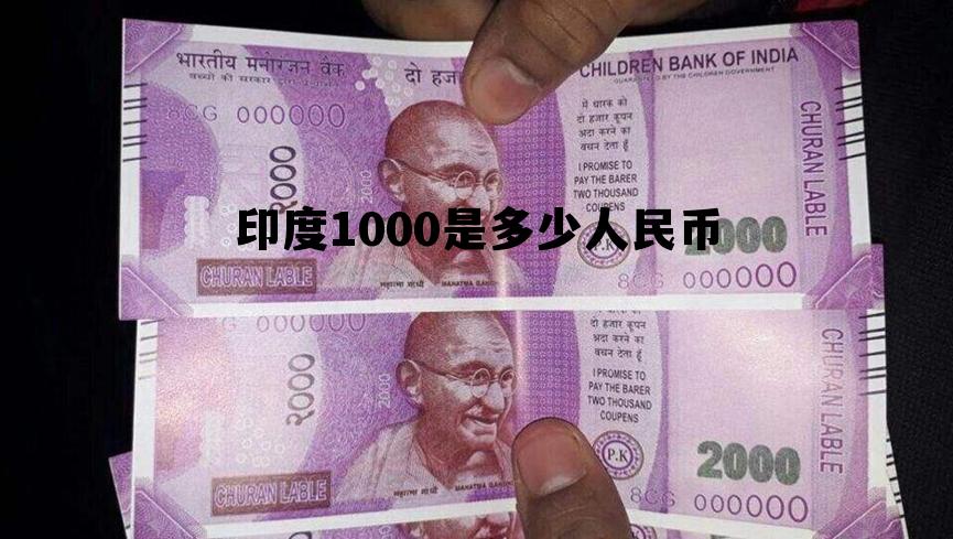 印度1000是多少人民币(1000印度币等于多少人民币)