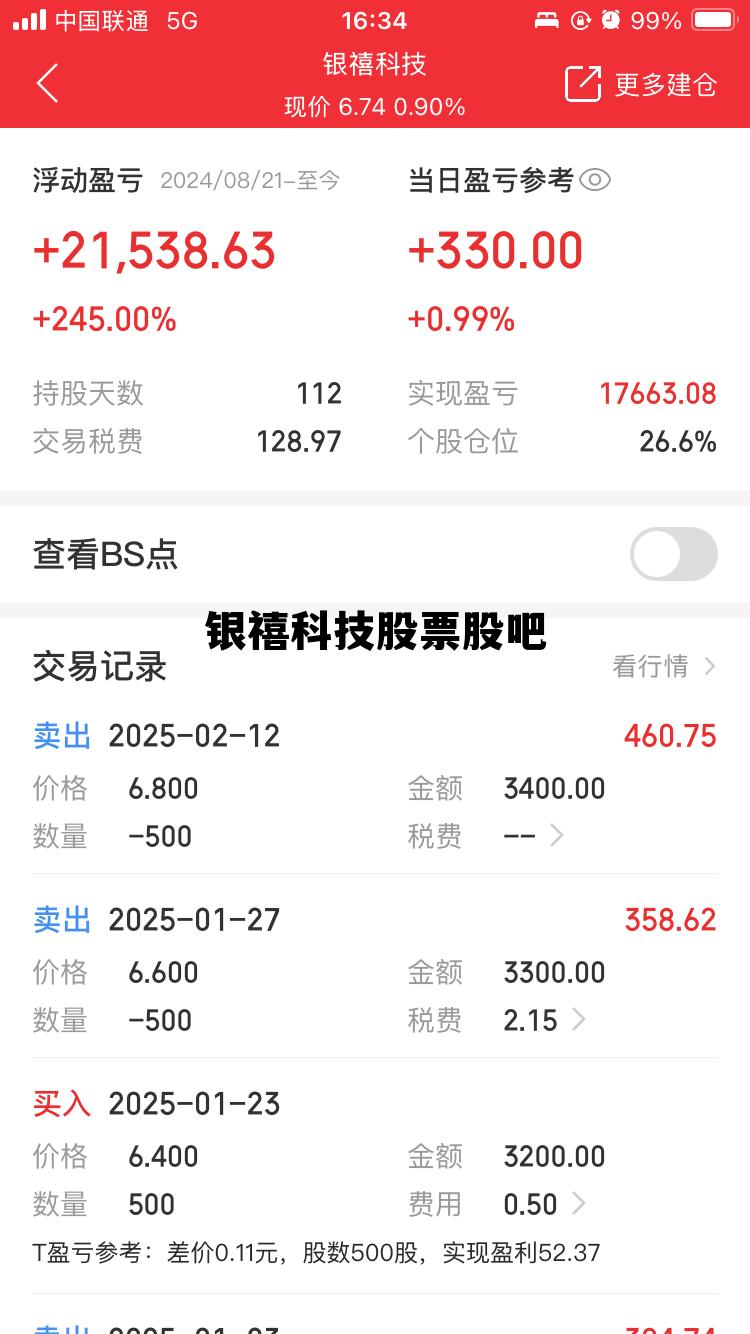 银禧科技股票股吧(银禧科技股票股吧)