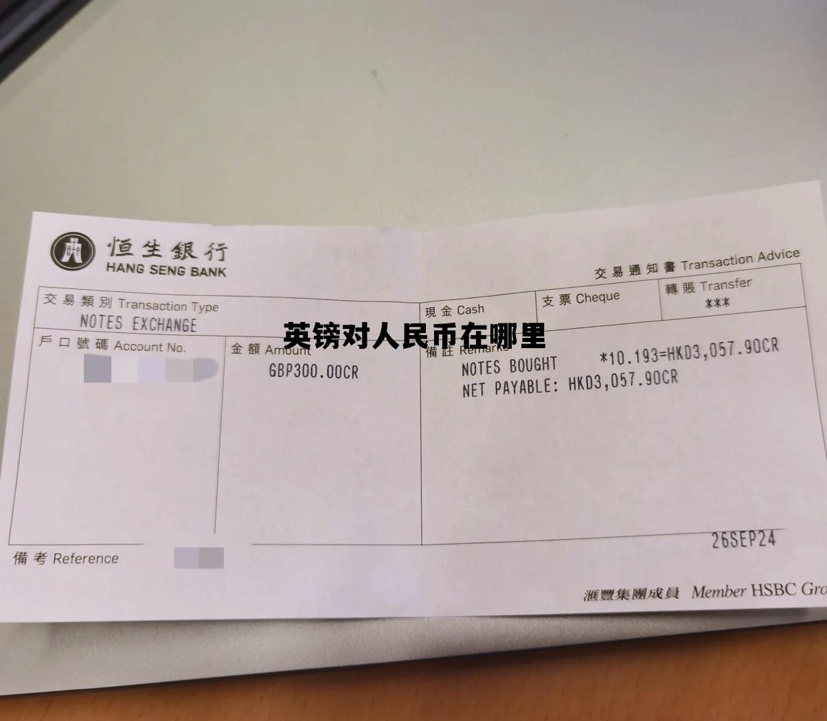 英镑对人民币在哪里(英镑对人民币的汇率是什么意思)